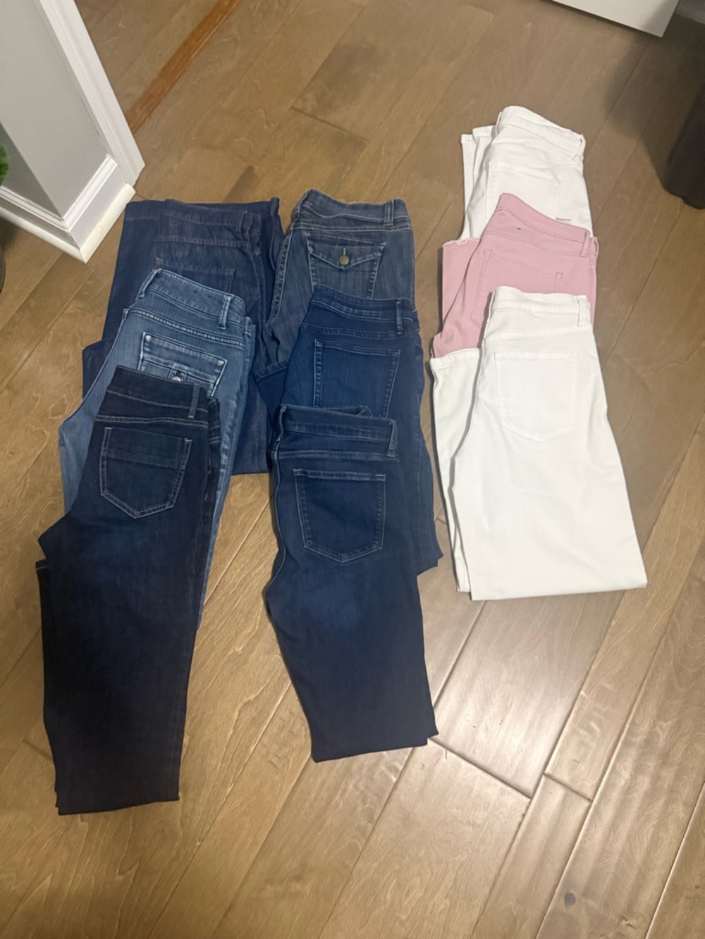 Banana Republic Lot of  (10) Blue Denim Jeans - Assorted Washes Size 4 bin